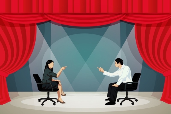 Ilustrasi -- Debat Pilkada 2020