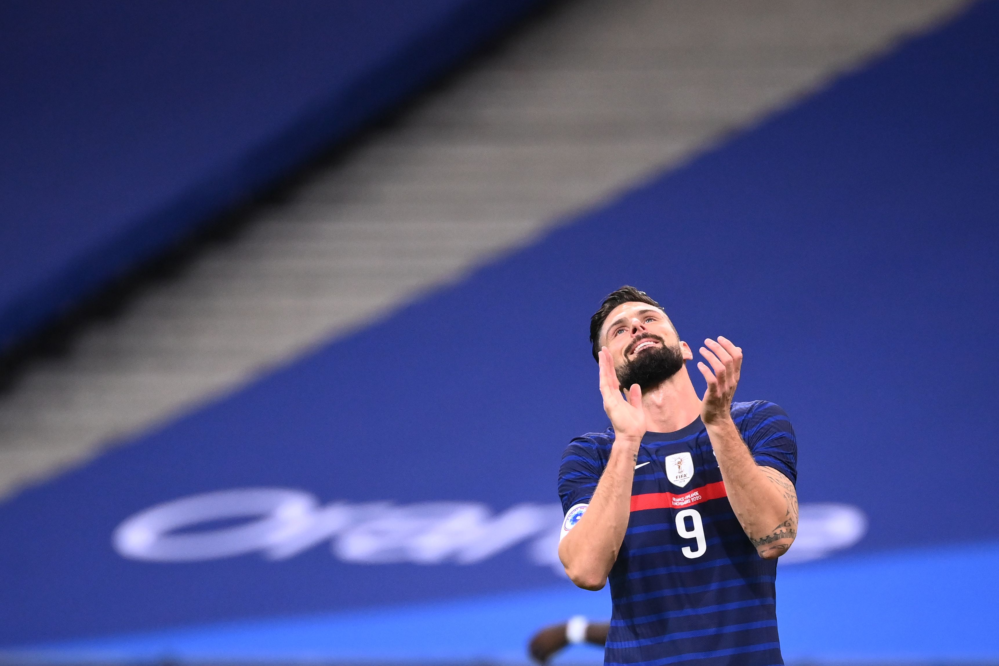 Penyerang timnas Prancis Olivier Giroud