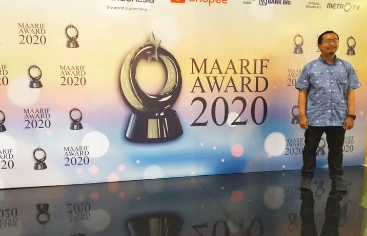 Penerima penghargaan MAARIF Award 2020, Ibnu Kharish