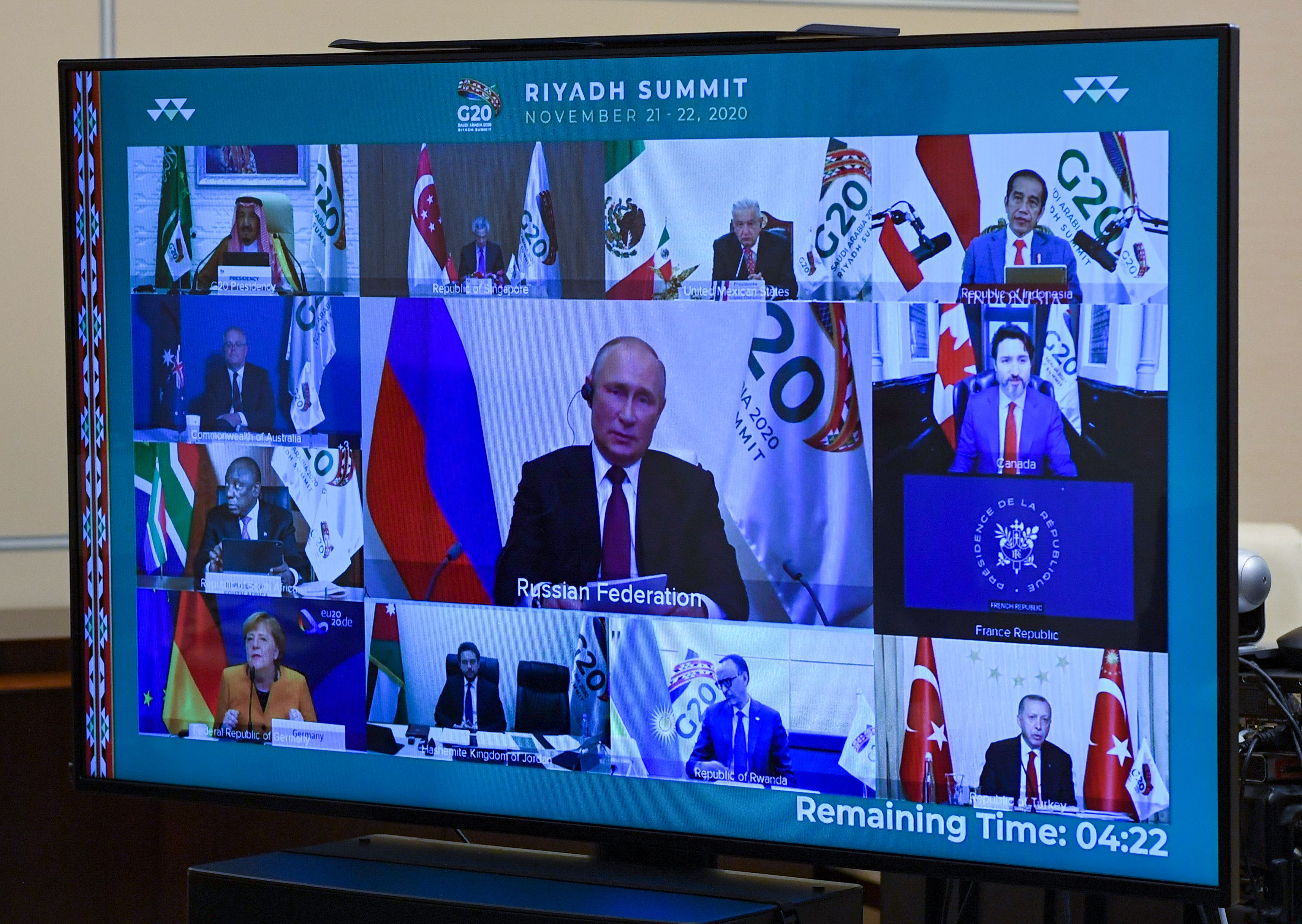 KTT G20 2020 digelar secara virtual karena pandemi covid-19