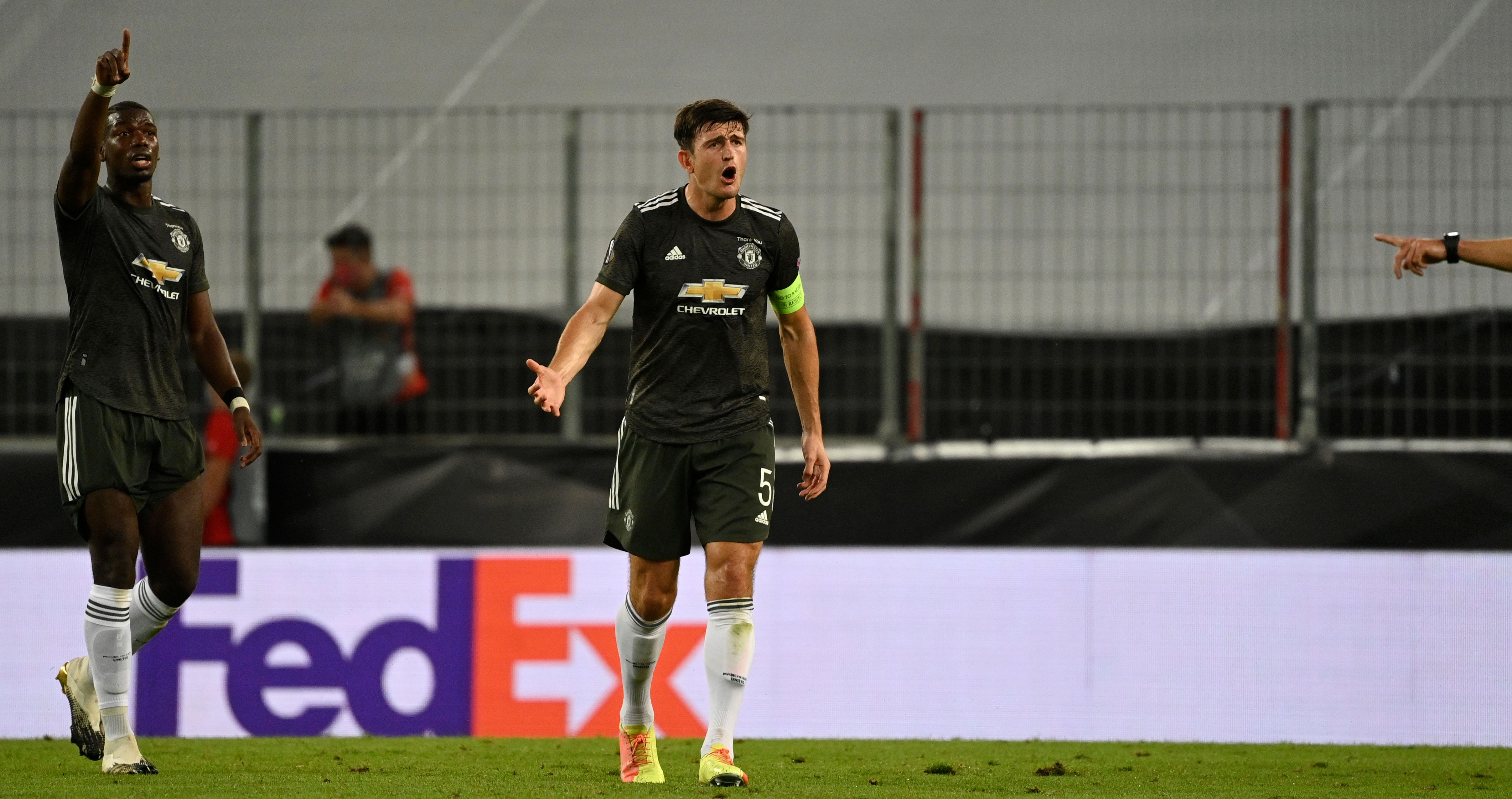 Pemain Manchester United Harry Maguire 