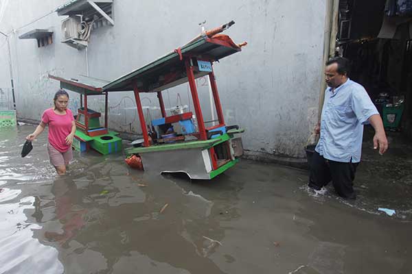 Banjir di daerah Kemang