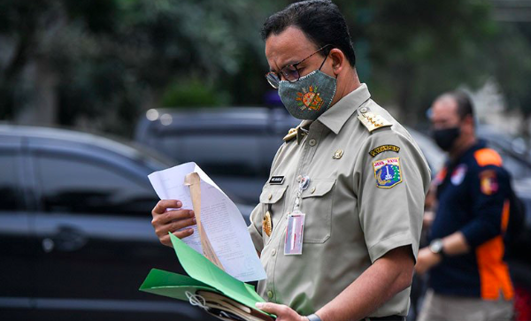 Diteken Anies, Perda Penanggulangan Covid-19 Resmi Berlaku