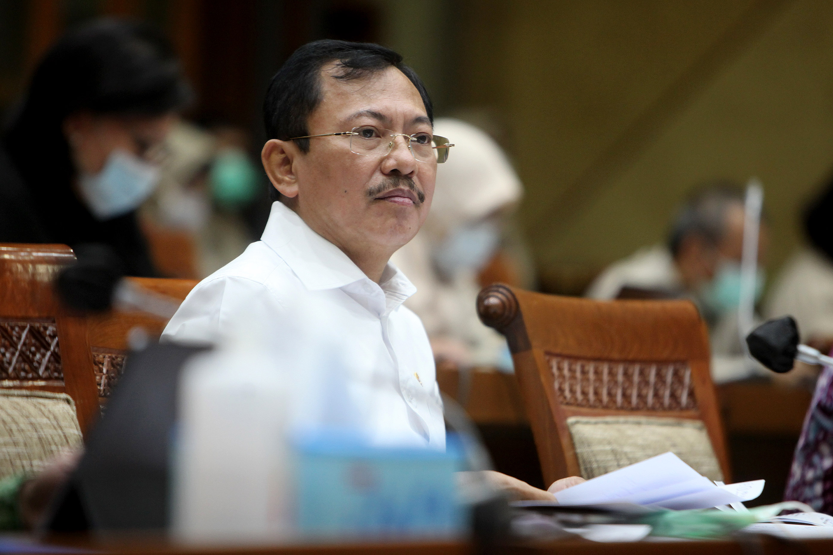 RAKER PENANGANAN COVID-19: Menteri Kesehatan Terawan Agus Putranto