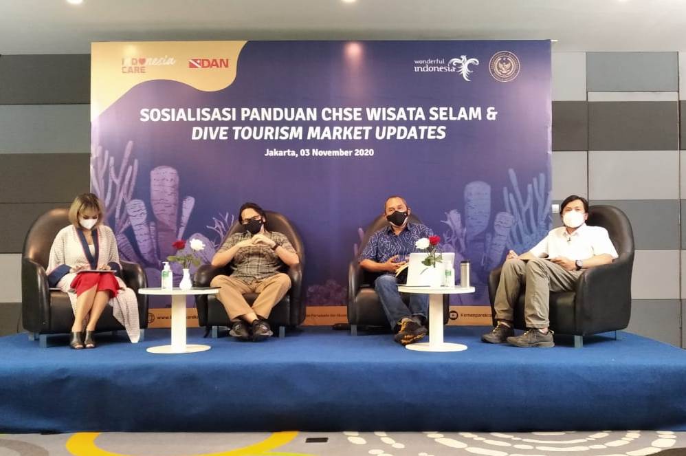Acara Sosialisasi Panduan CHSE & Market Updates Wisata Selam.