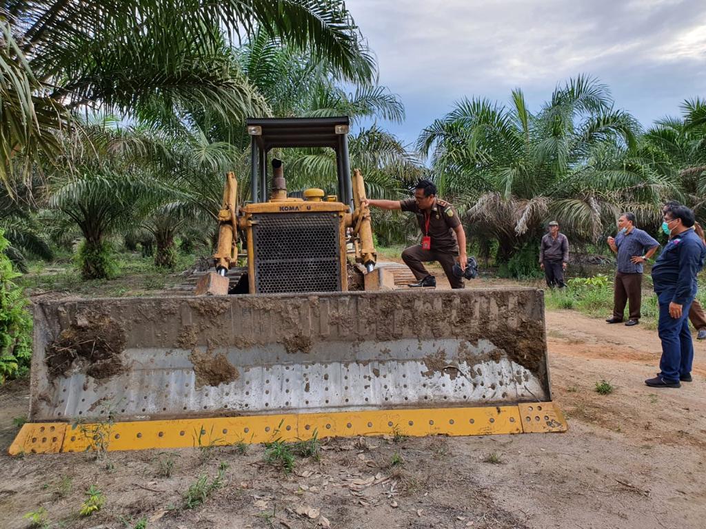 Lahan milik PT BMMI yang diduga merusak lingkungan. 
