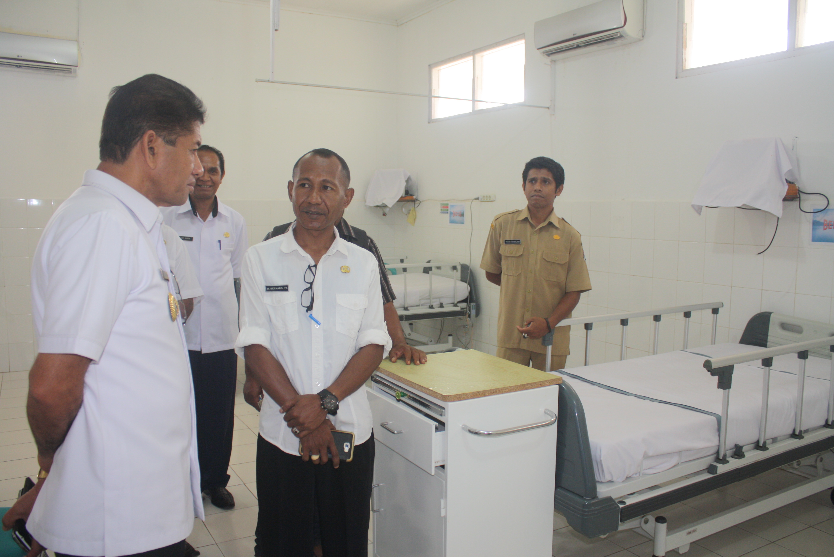 Suasana salah satu ruangan perawatan di RSUD Lewoleba, Kabupaten Lembata, Nusa Tenggara Timur