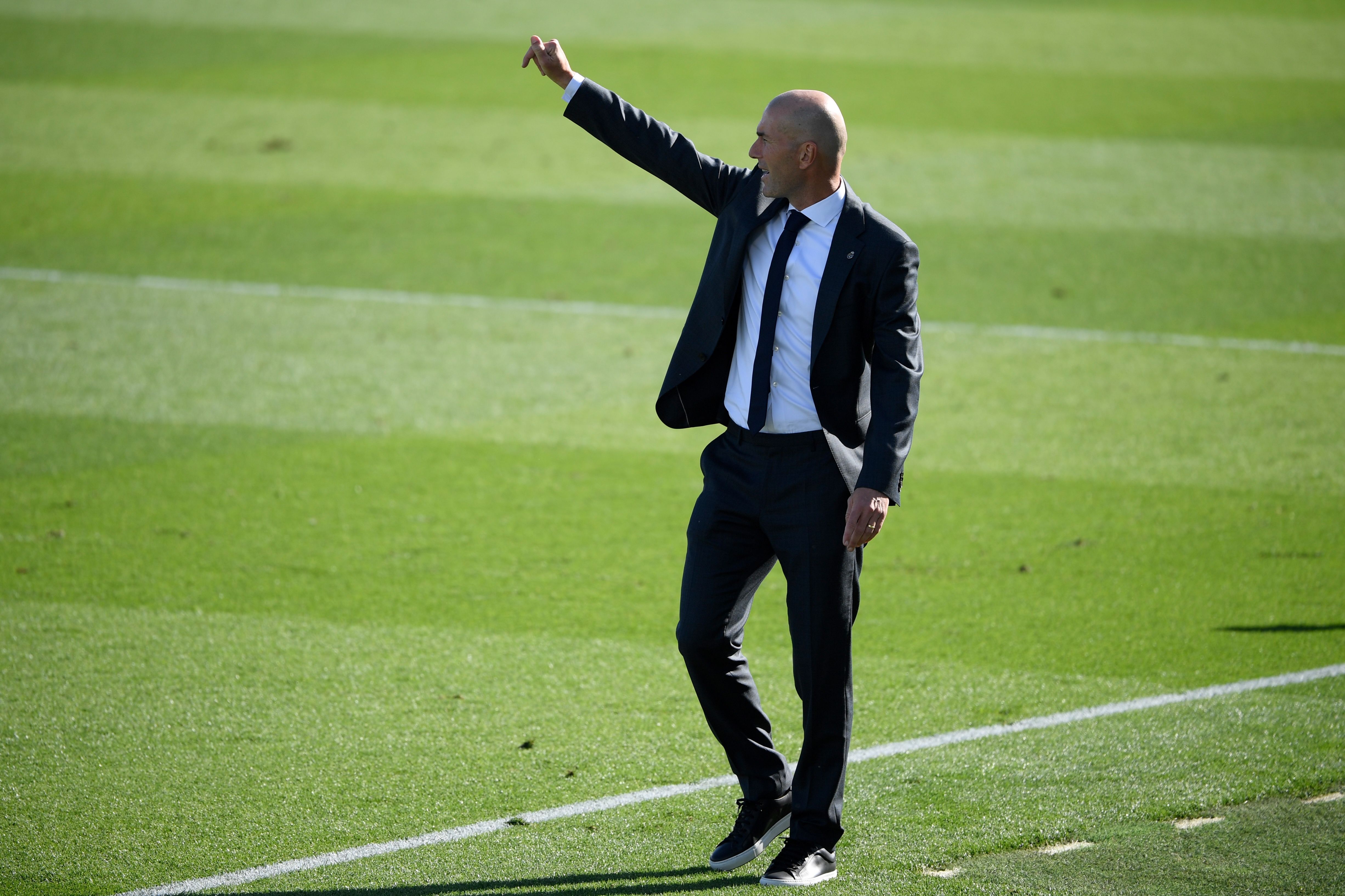 Pelatih Real Madrid Zinedine Zidane