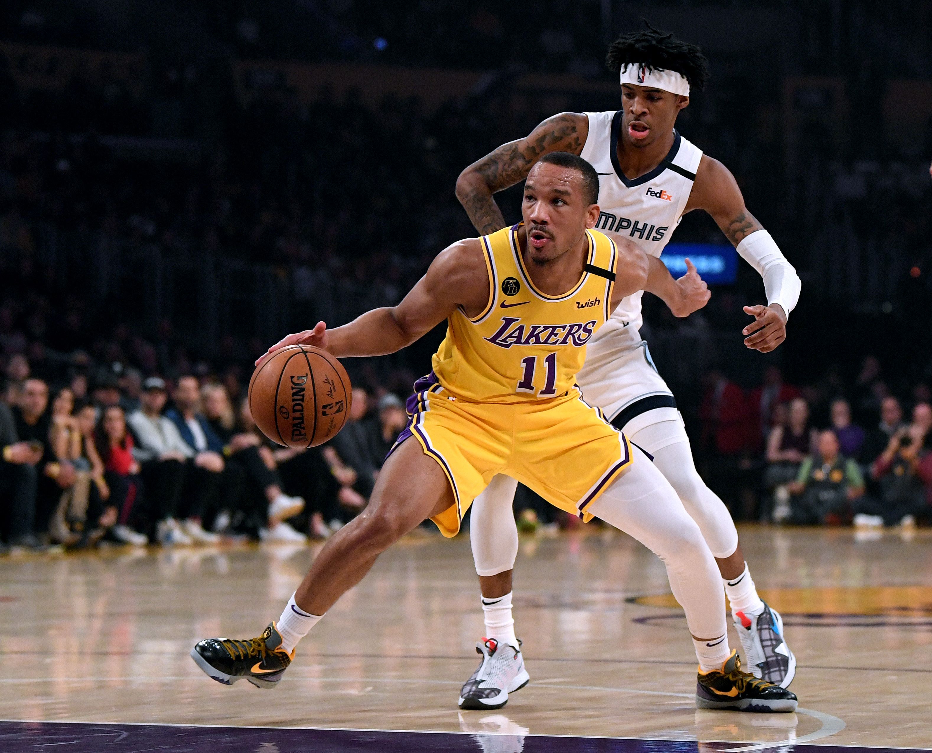 Avery Bradley kala masih berseragam Los Angeles Lakers.
