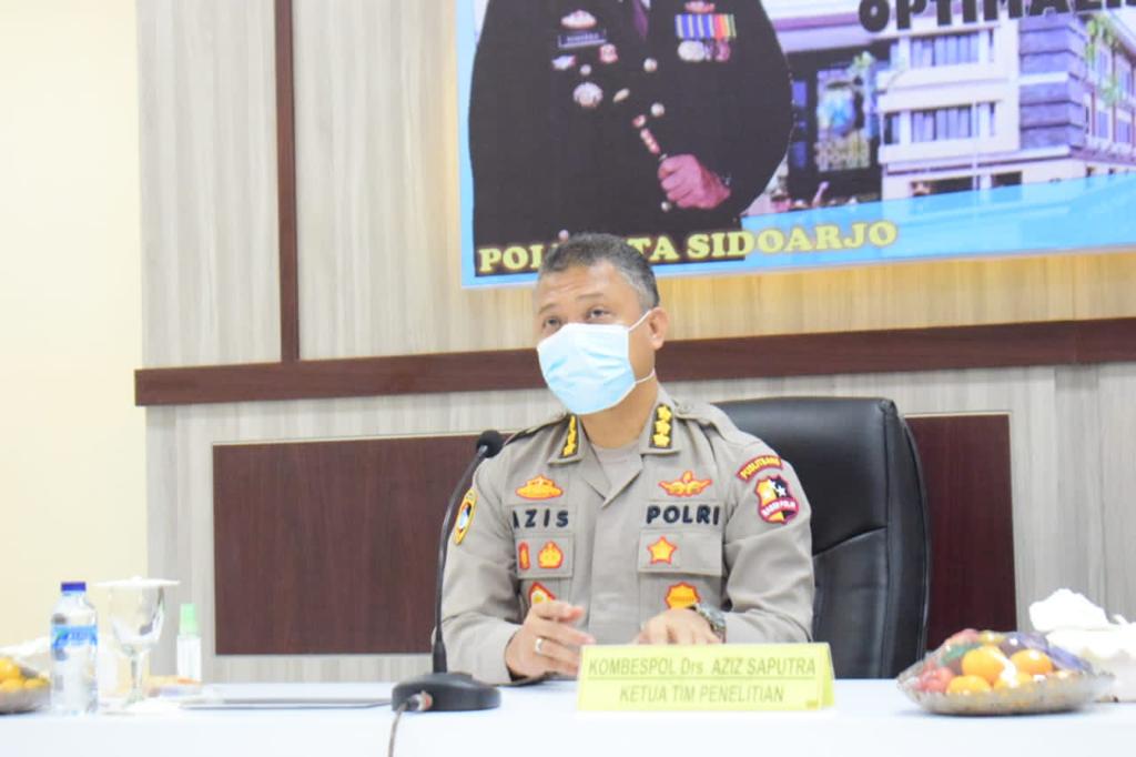 Tim Puslitbang Polri Teliti Pelayanan Masyarakat di Sidoarjo