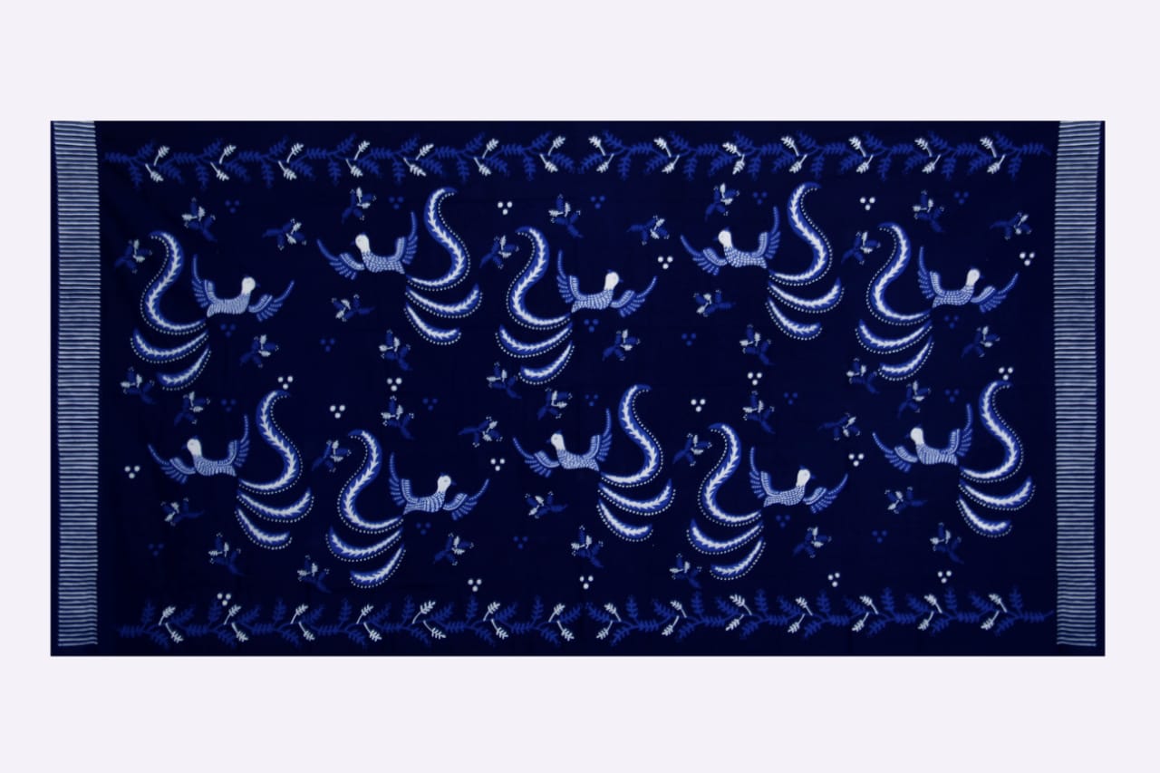 Motif batik yang dikembangkan Iwet Ramadan bersama Pigeon.