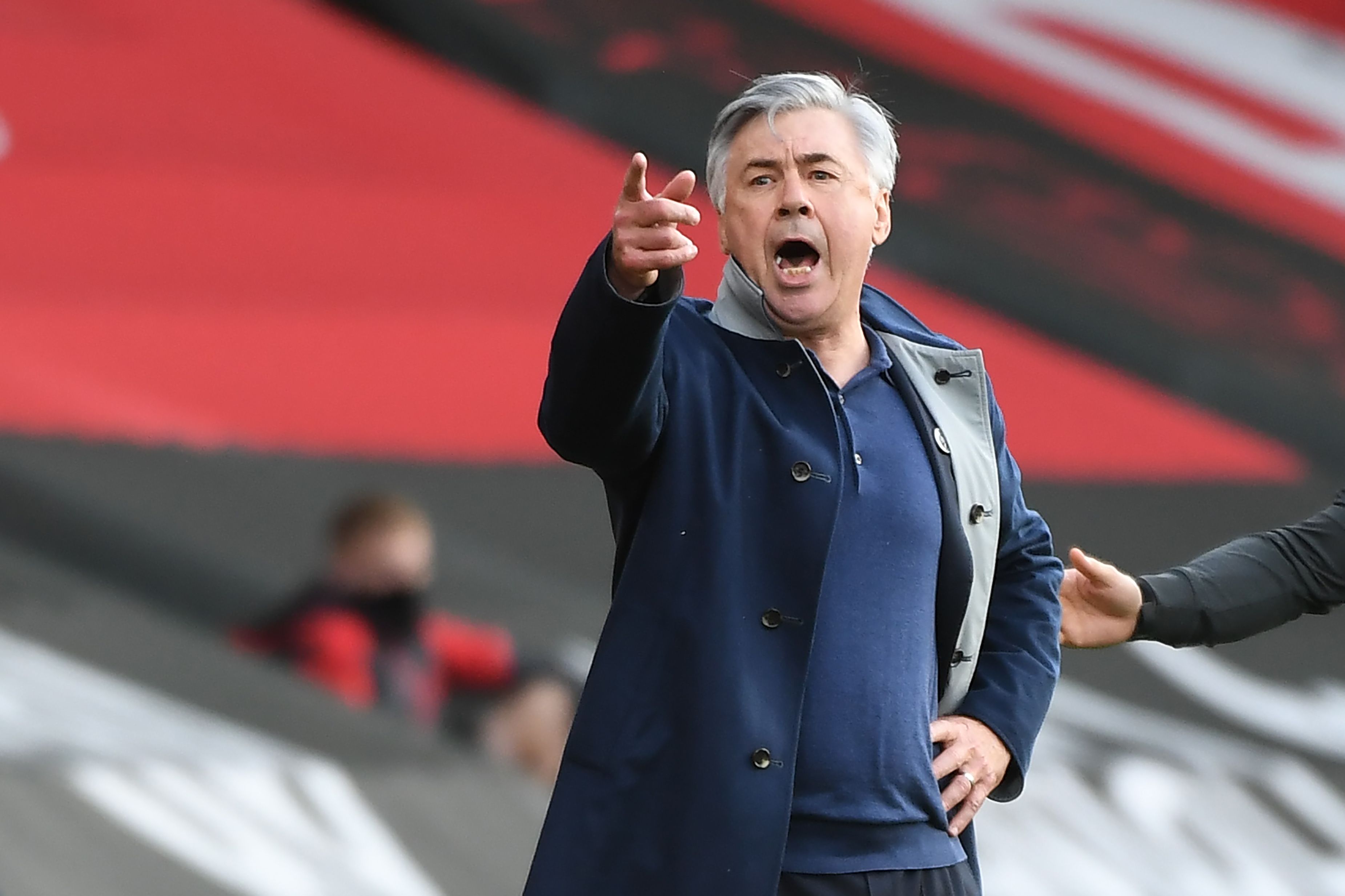 Manajer Everton Carlo Ancelotti