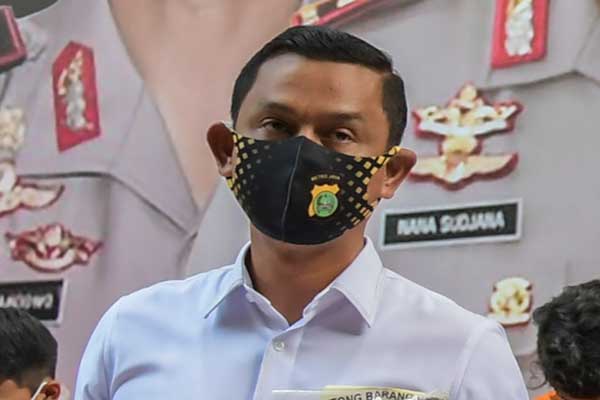 Direktur Reserse Narkoba Polda Metro Jaya Kombes Mukti Juharsa 