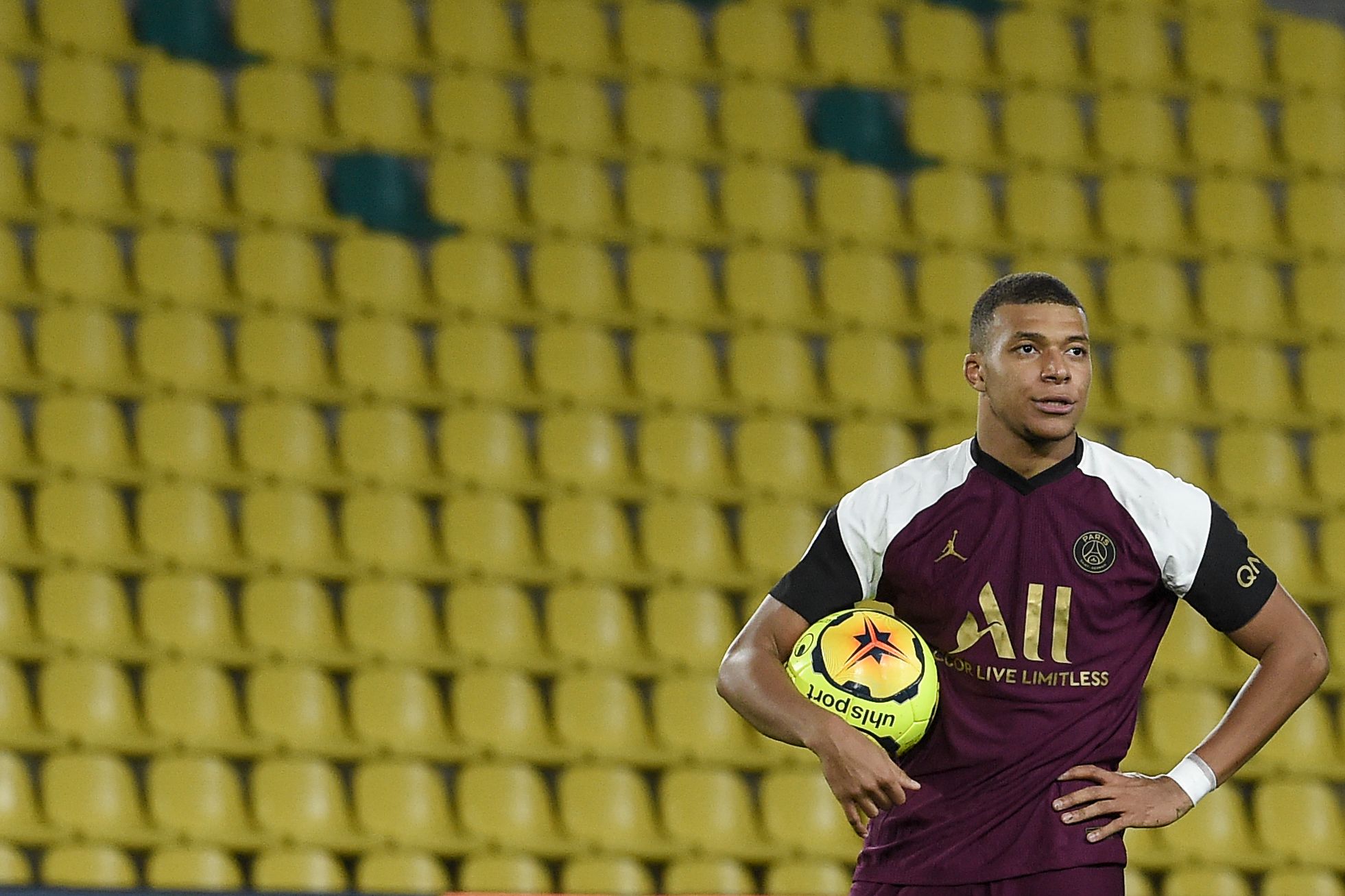 Penyerang PSG Kylian Mbappe