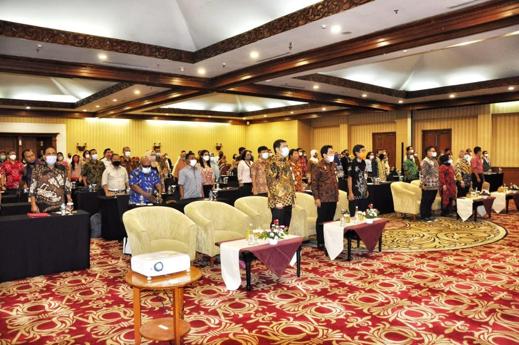 Finalisasi Perencanaan Kegiatan dan Anggaran Ditjen PSP Tahun Anggaran 2021 di Hotel Sunan Solo, Rabu (11/11/2020).  