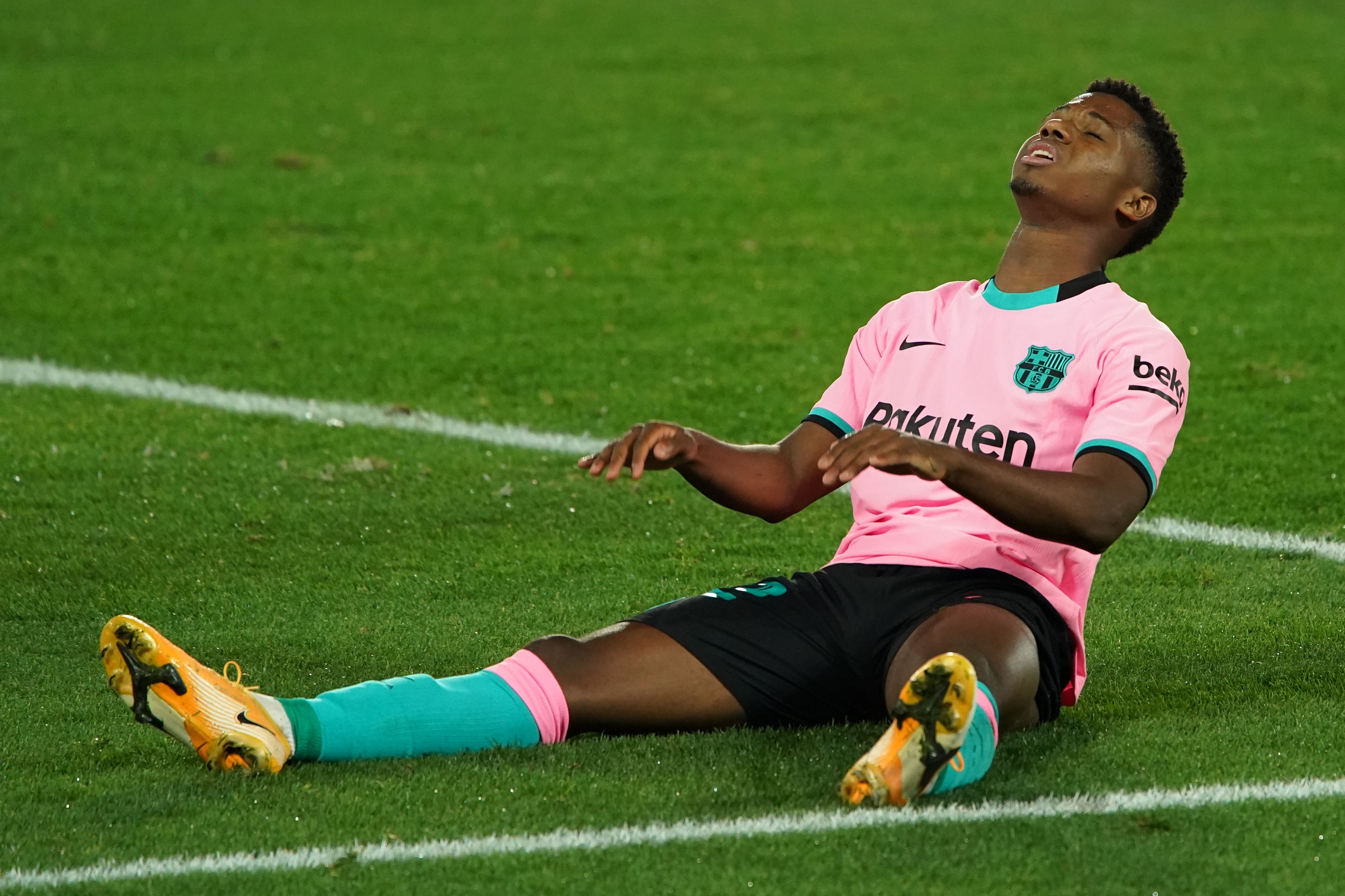 Gelandang Barcelona Ansu Fati