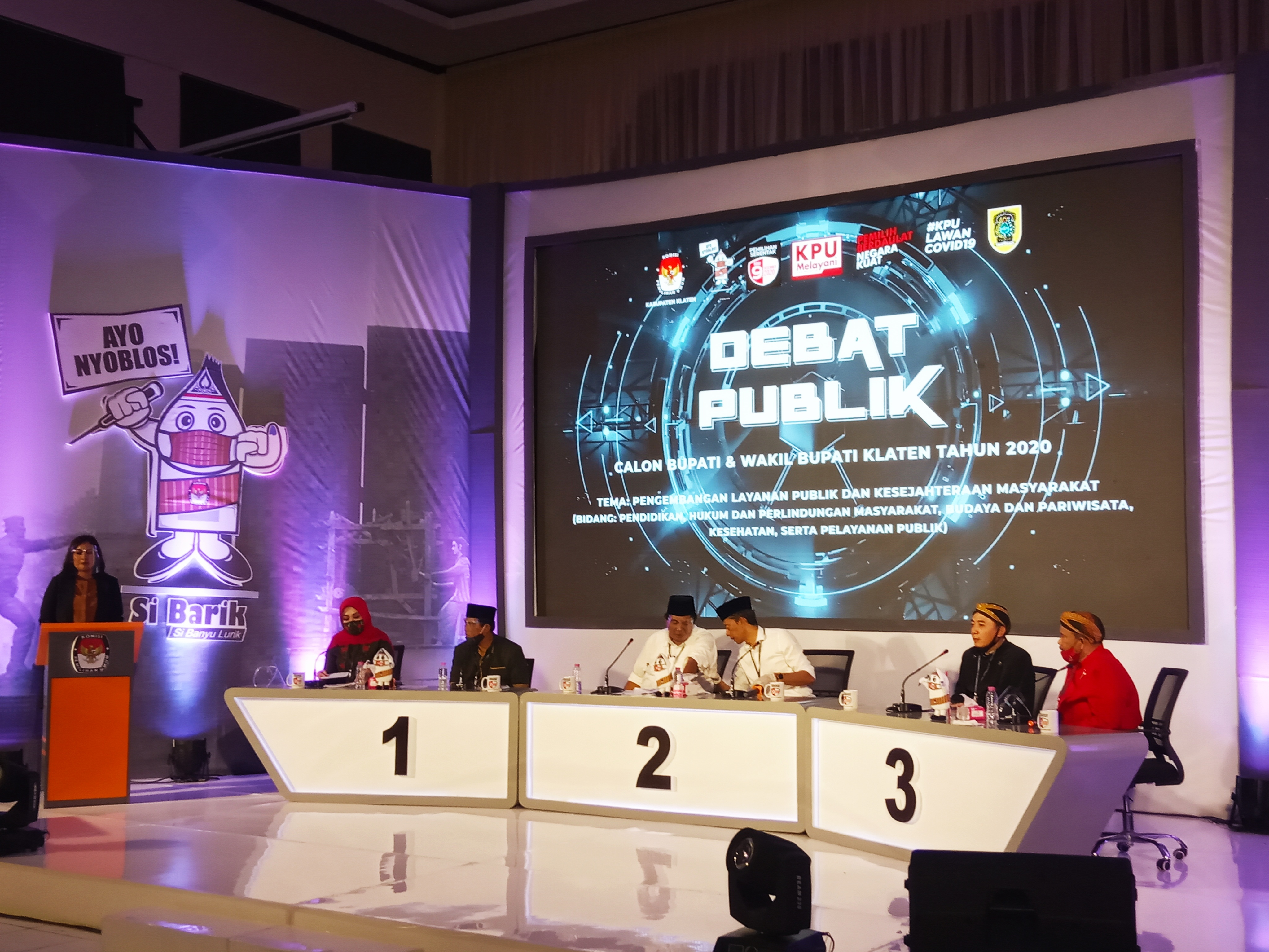 Jawaban Paslon Klaten Saat Debat Publik Kurang Greget