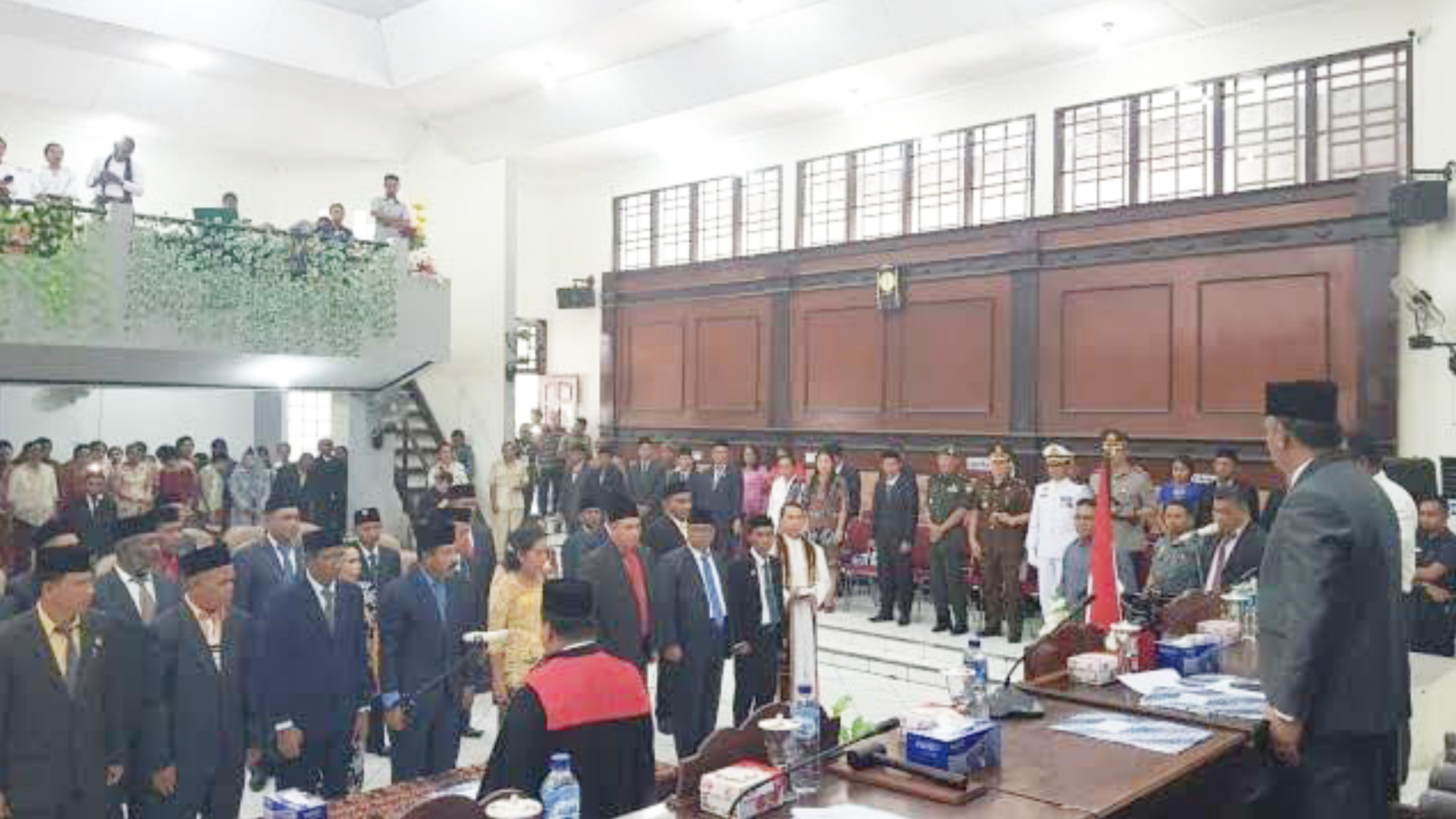 Pelantikan anggota DPRD Sikka periode 2019-2024.