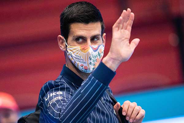 Petenis asal Serbia Novak Djokovic