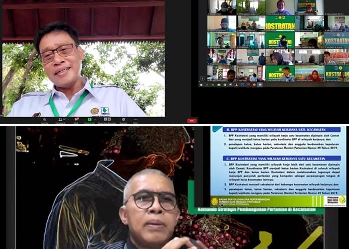  Kepala BPPSDMP Dedi Nursyamsi (atas) dan Kabid Kelembagaan Pusluhtan, I Wayan Ediana.