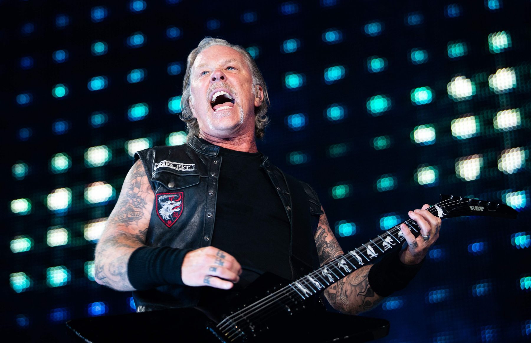 James Hetfield, pentolan band heavy metal, Metallica. 
