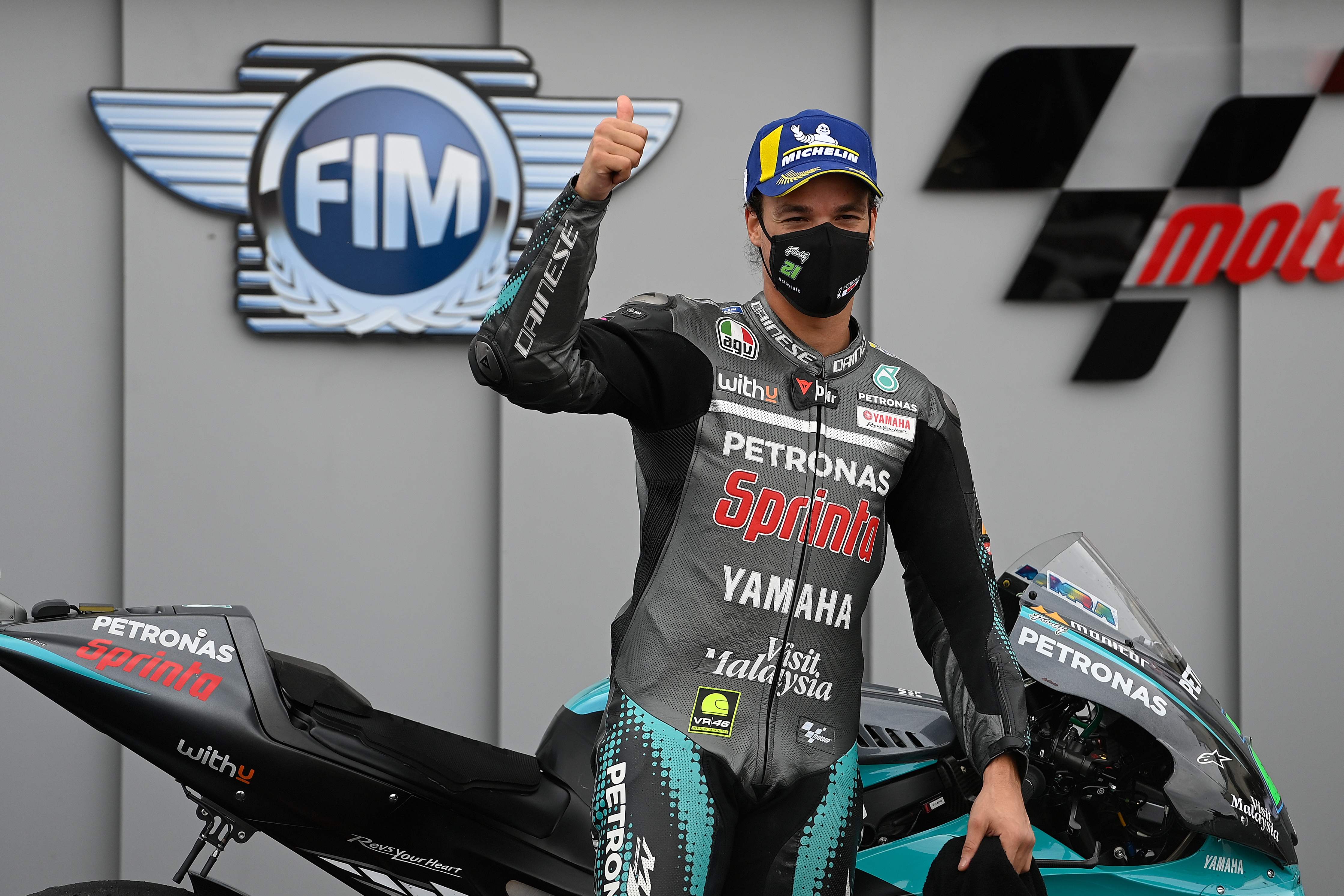 Pembalap Petronas Yamaha SRT Franco Morbidelli