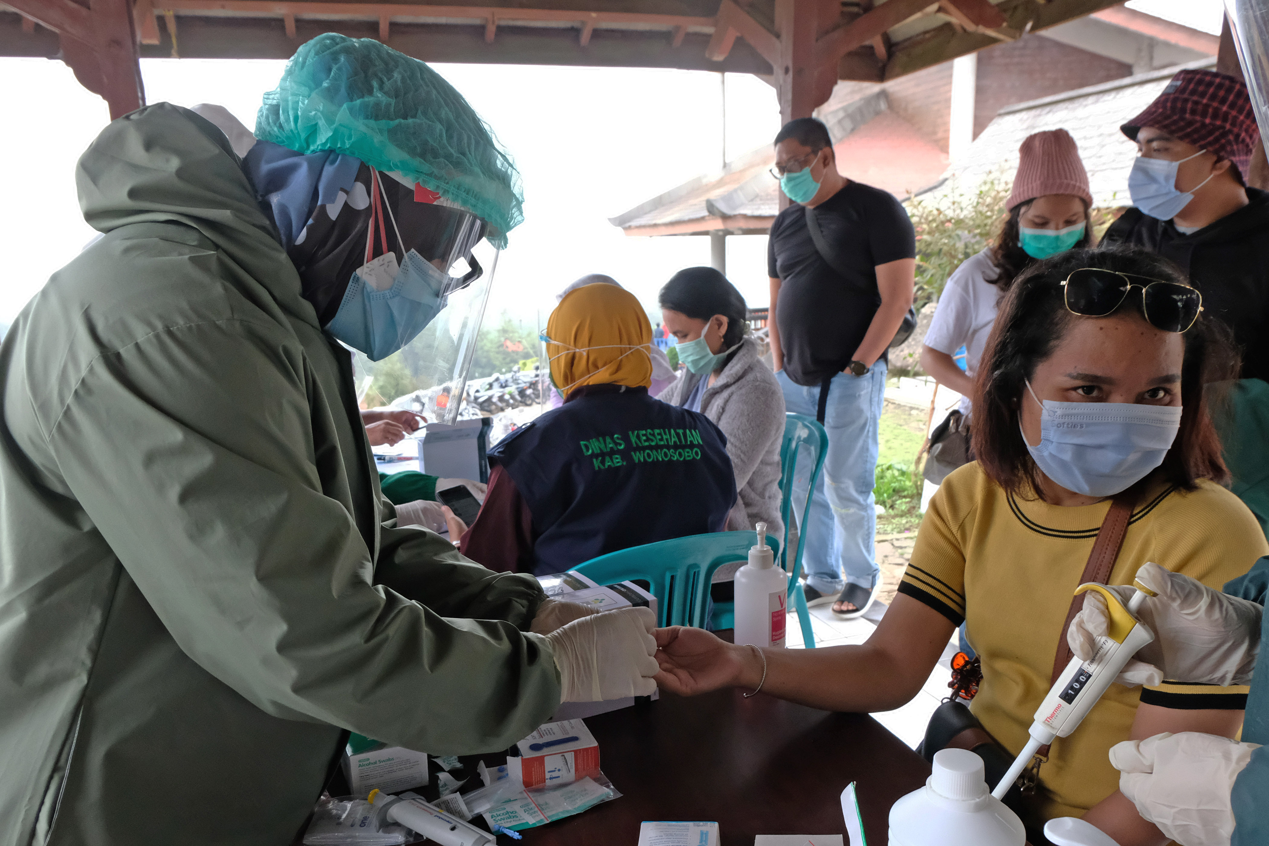 RAPID TEST DI KAWASAN WISATA DIENG: