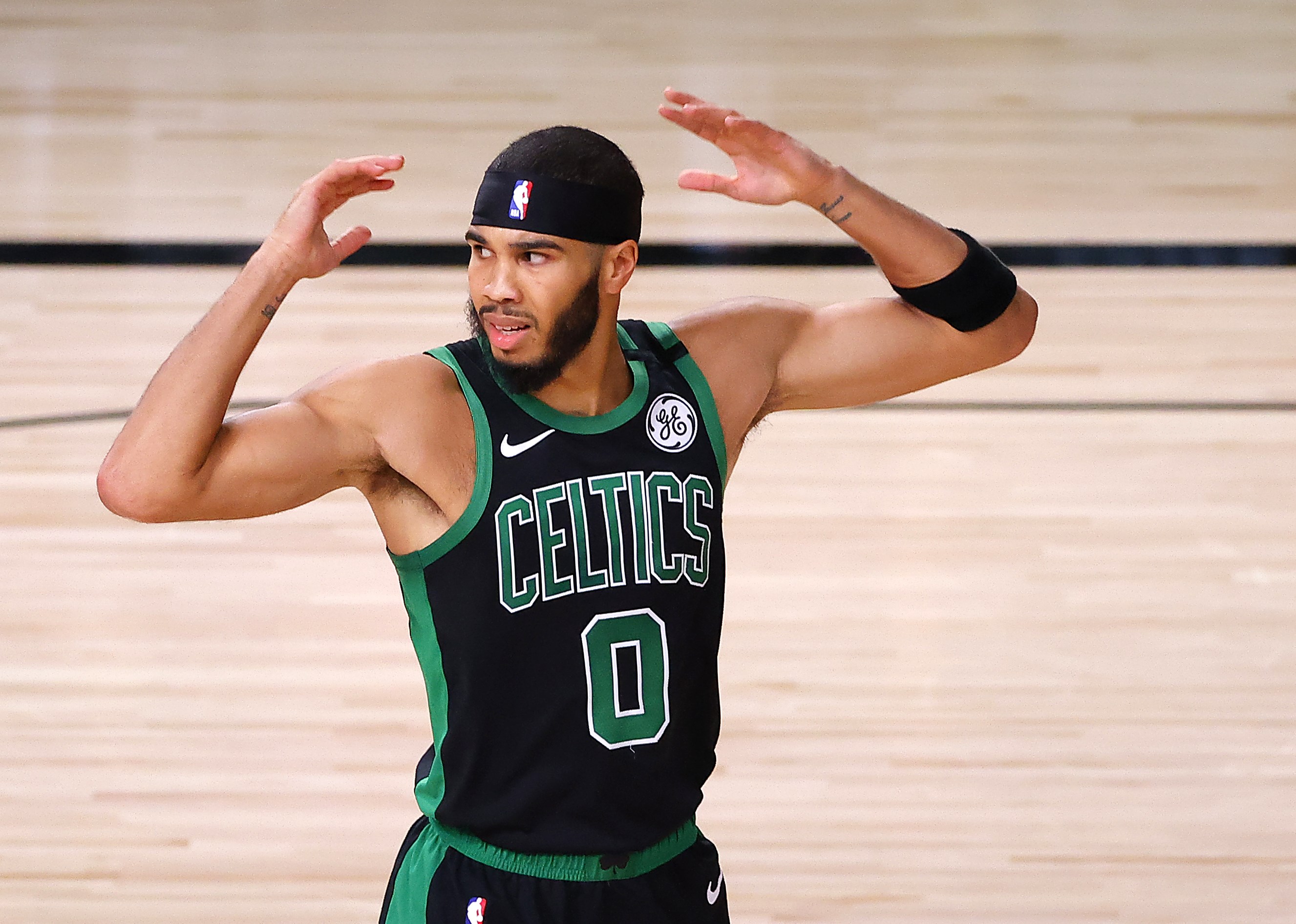 Pemain Boston Celtics Jayson Tatum