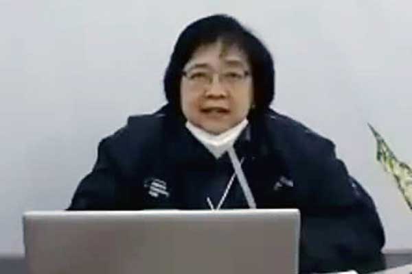 Menteri Lingkungan Hidup dan Kehutanan Siti Nurbaya Bakar