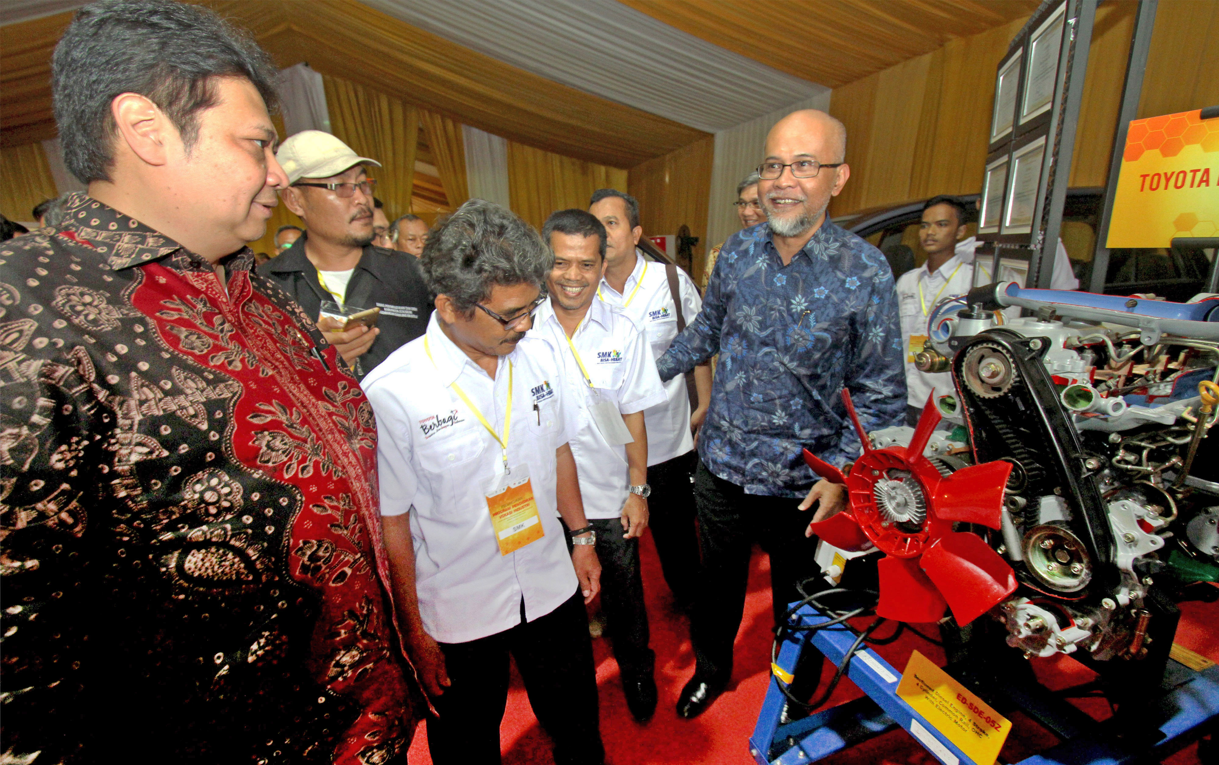 Peluncuran Program Vokasi Pendidikan Industri Kemenperin untuk Provinsi Jawa Barat , di Cicurug, Sukabumi, Jawa Barat, beberapa waktu lalu. 