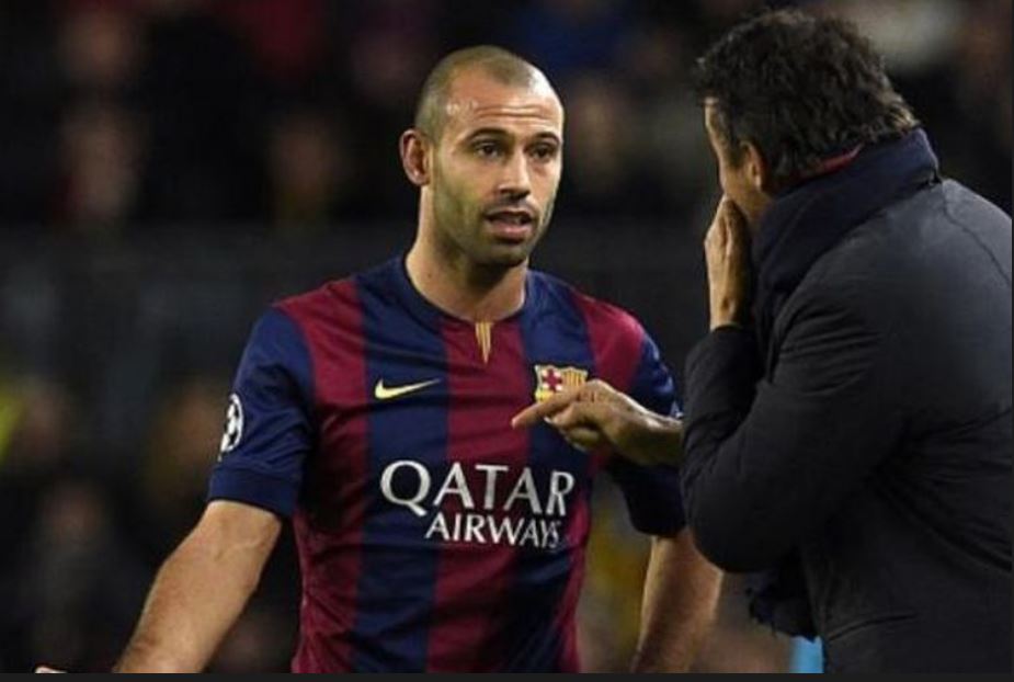 Javier Mascherano kala berseragam Barcelona