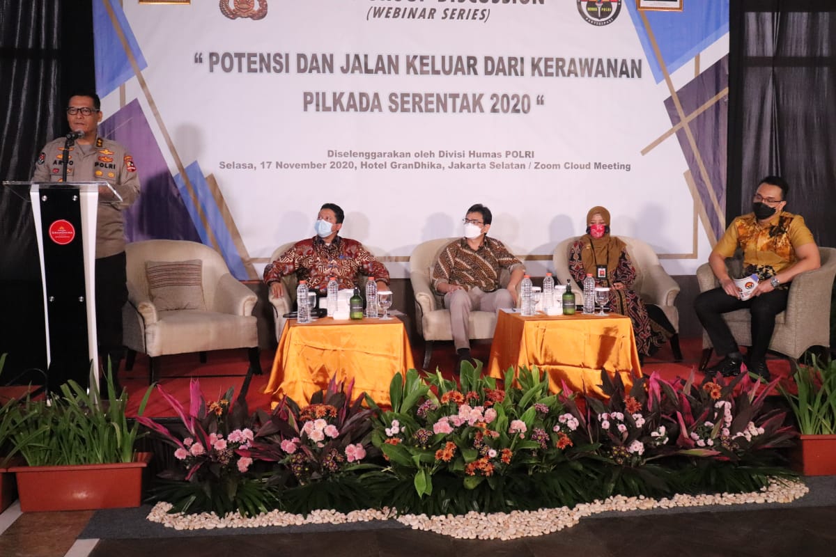 Polri optimis penyelanggaraan Pilkada serentak 2020 berjalan sukses.