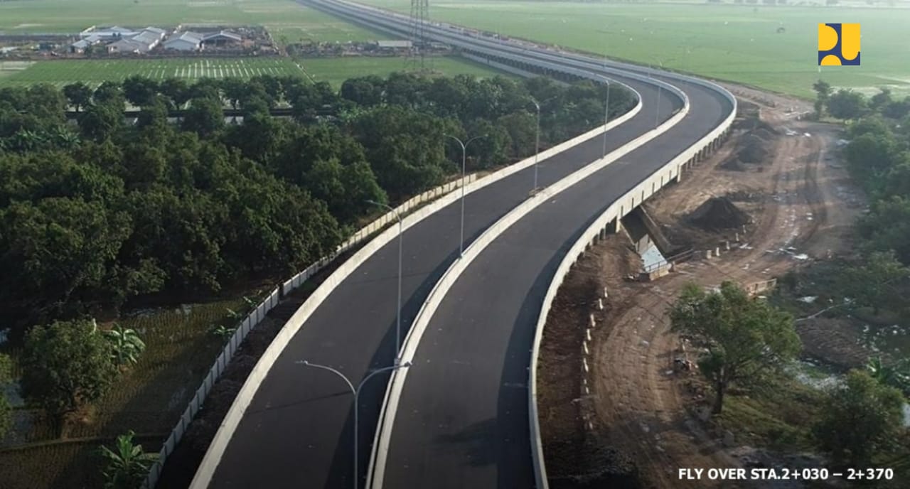 Jalan Akses ke Pelabuhan Patimban sepanjang 8,2 Km. 