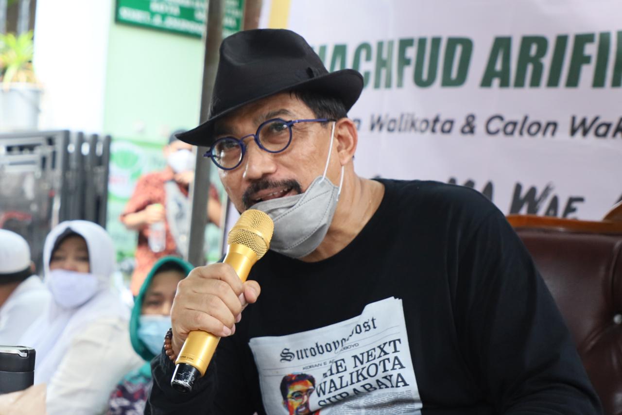 Calon Wali Kota Surabaya Machfud Arifin yang diusung NasDem memprioritaskan program kesejahteraan masyarakat.