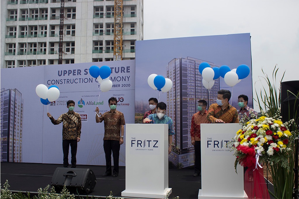 Seremoni pembangunan upper structure The Fritz