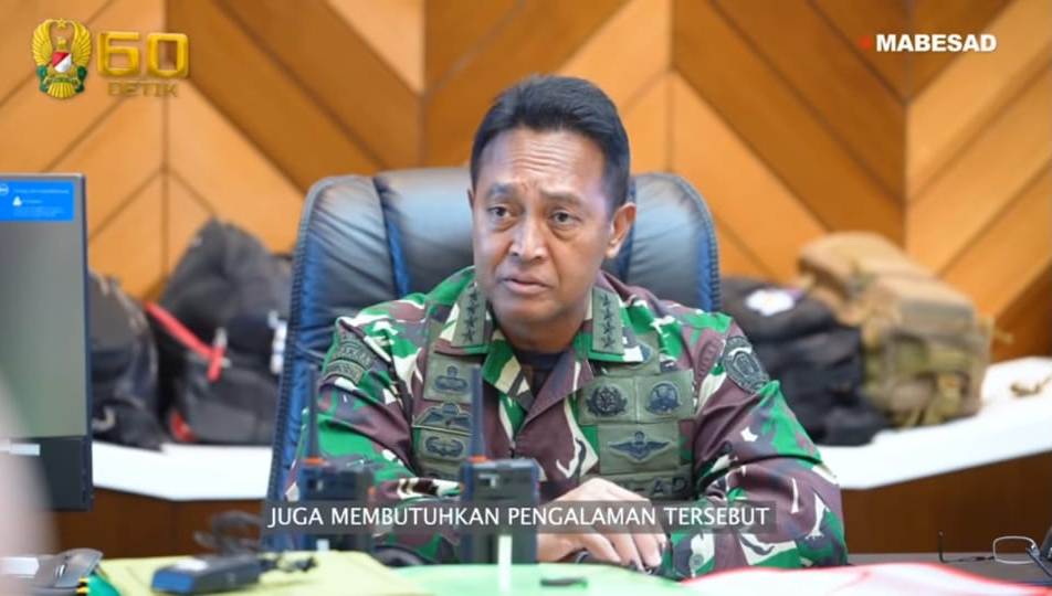 Kepala Staf Angkatan Darat Jenderal TNI Andika Perkasa.