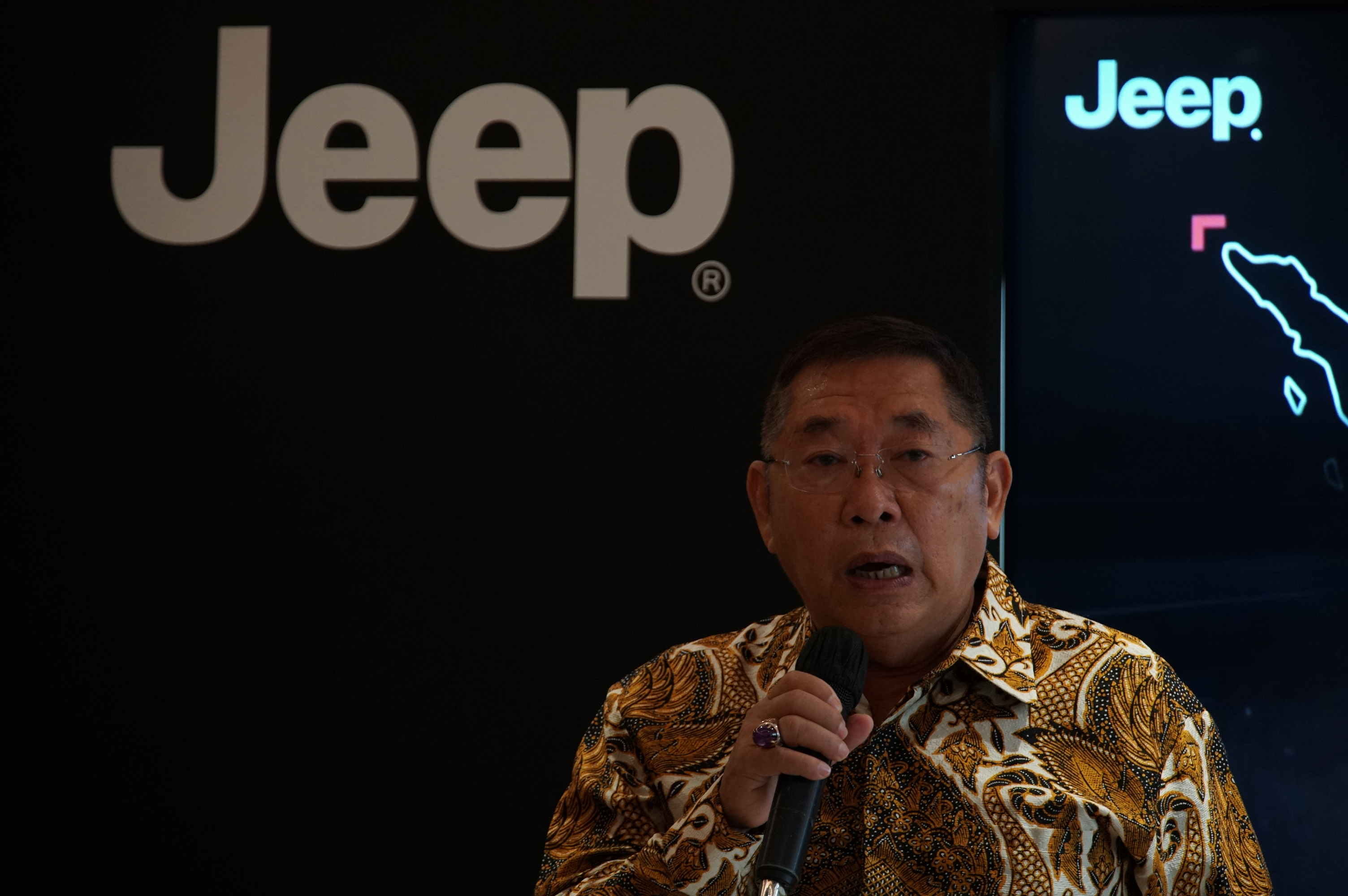 Jerry Hermawan Lo, Presiden Komisaris DAS Indonesia Motor selaku agen baru pemegang merek Jeep di Indonesia.