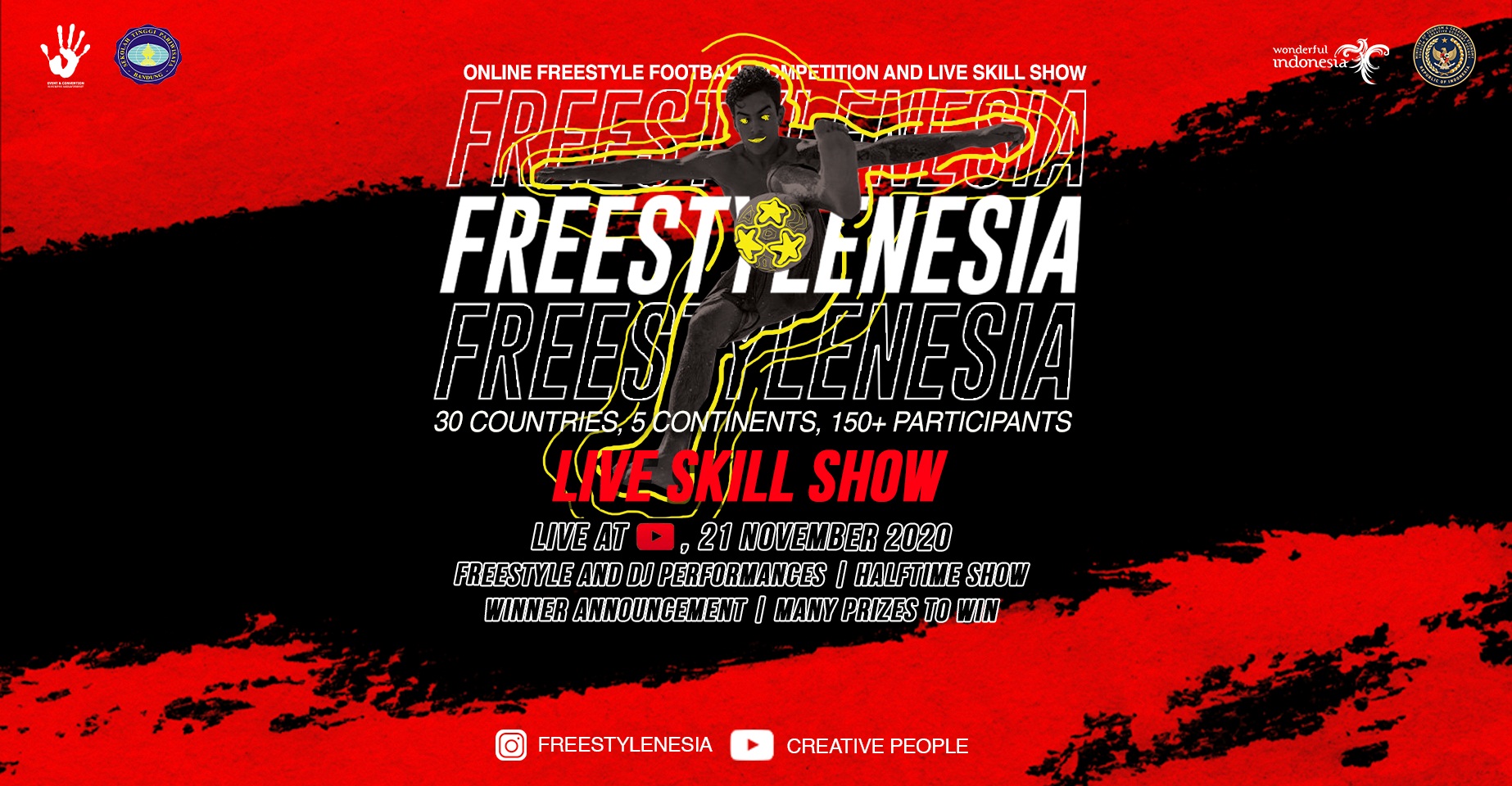Sekolah Tinggi Pariwisata NHI Bandung menyelenggarakan event yang bernama 'Freestylenesia'.