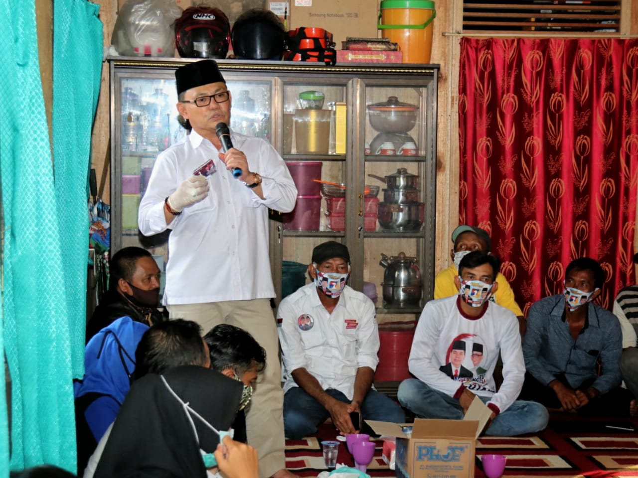 Ben Brahim S Bahat saat menjelaskan program BLT nya.