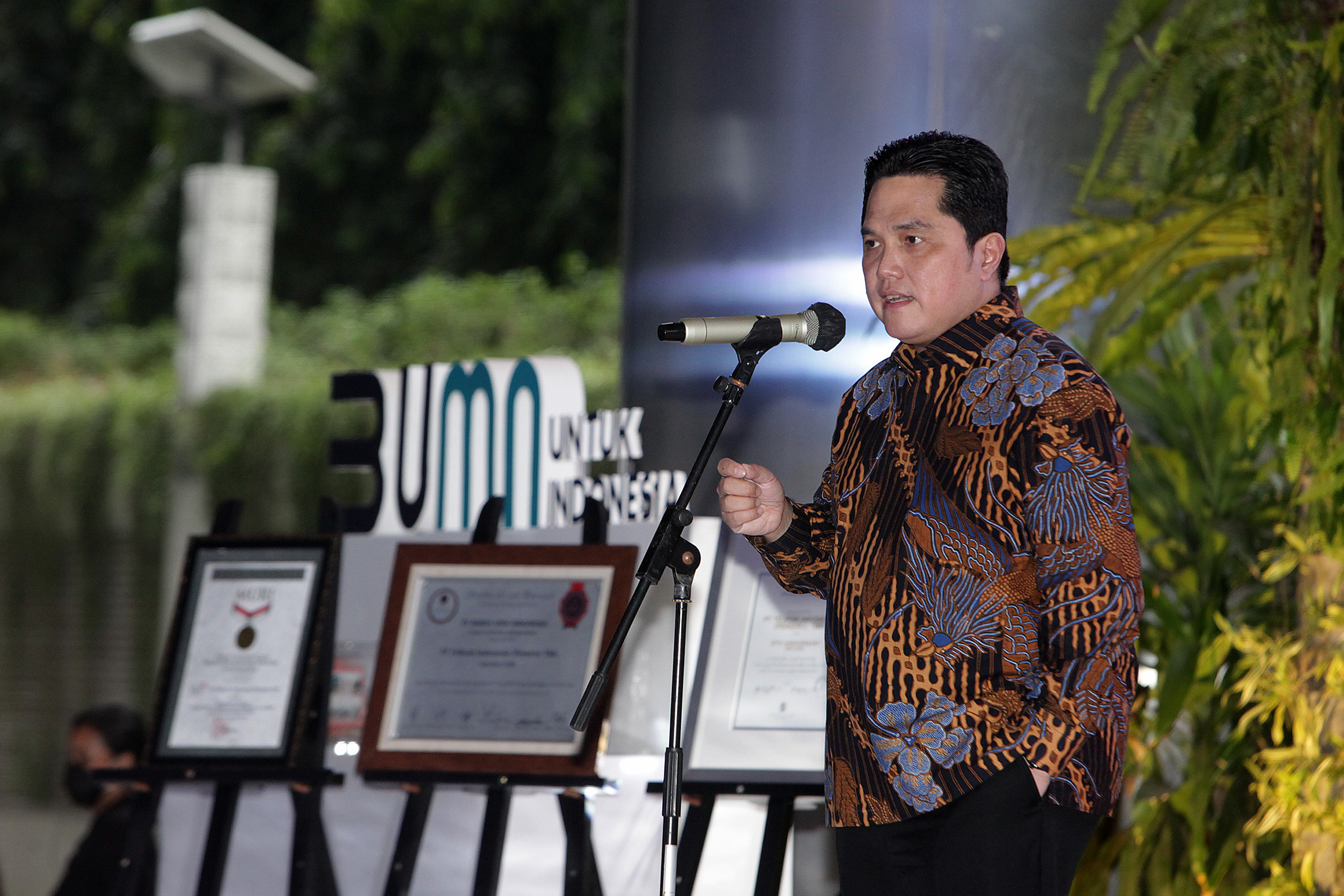 Erick Thohir Rombak Direksi Pupuk Indonesia