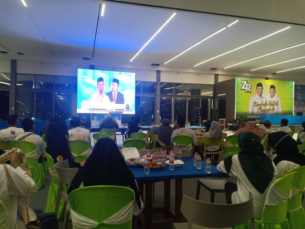 Suasan Debat Pilkada Kabupaten Tanah Bumbu, Kaltim.