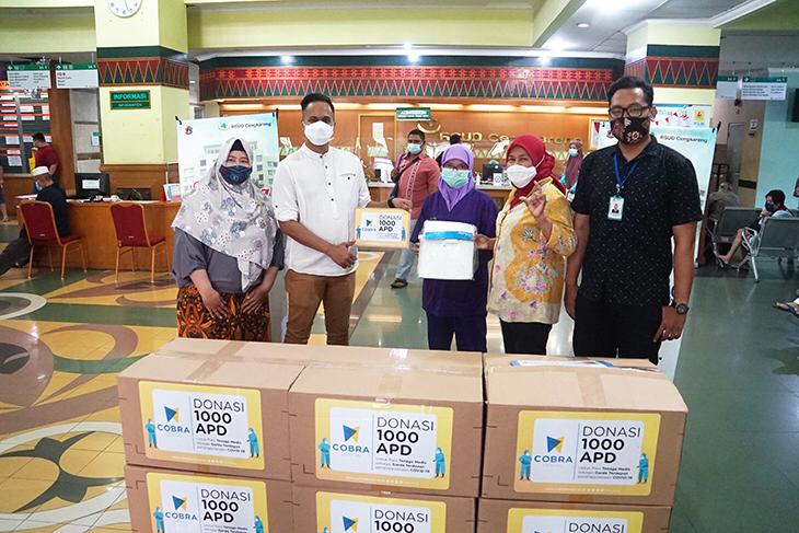 Donasi APD dari Cobra Dental untuk tenaga medis penanganan Covid-19