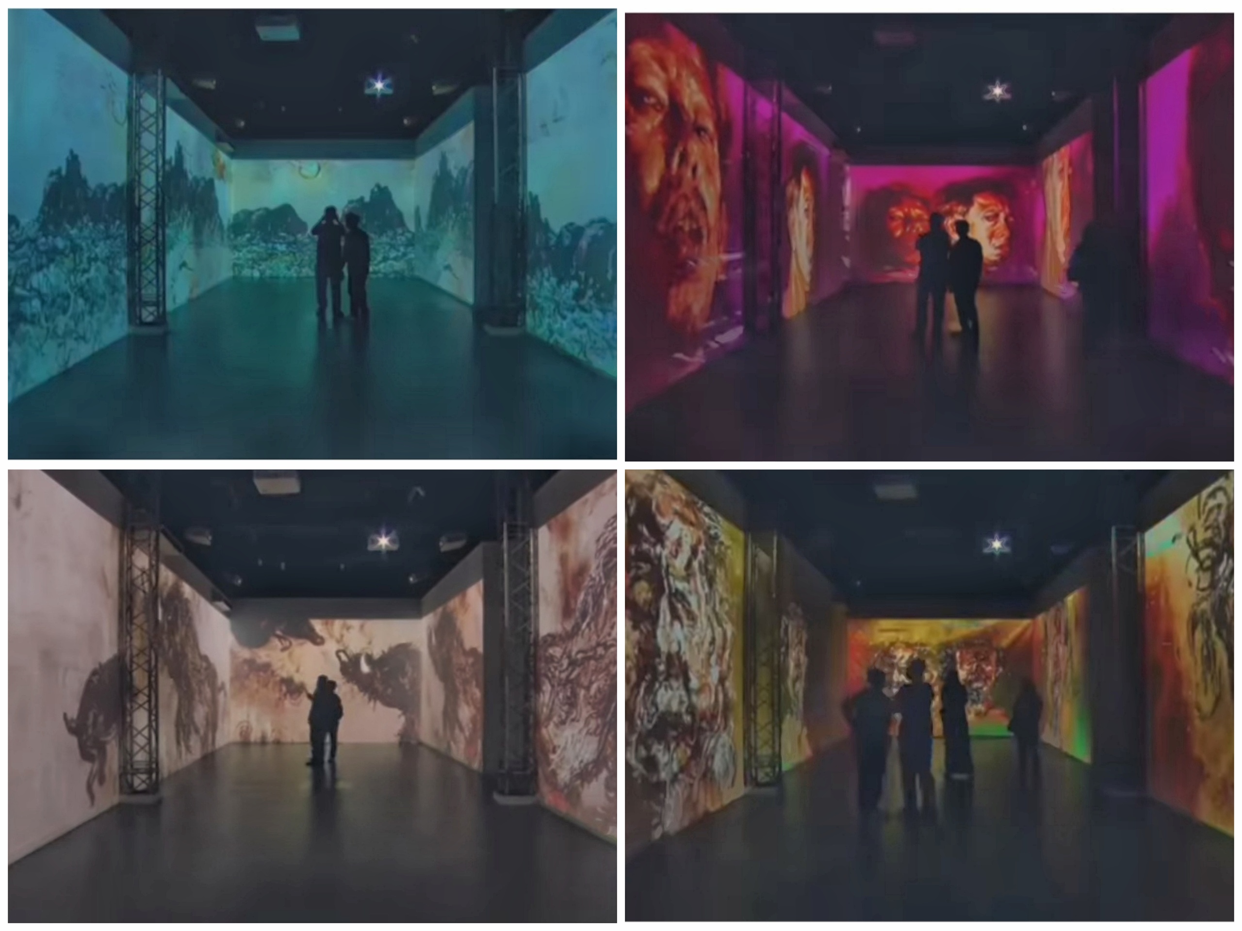 Suasana pameran Imersif Affandi