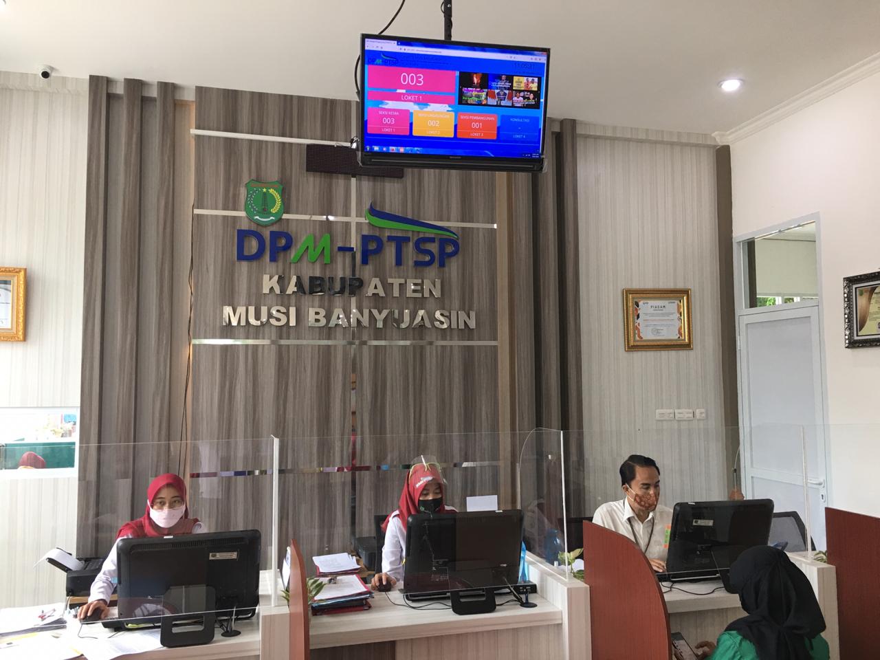 Kantor pelayanan DPMPTSP di Muba