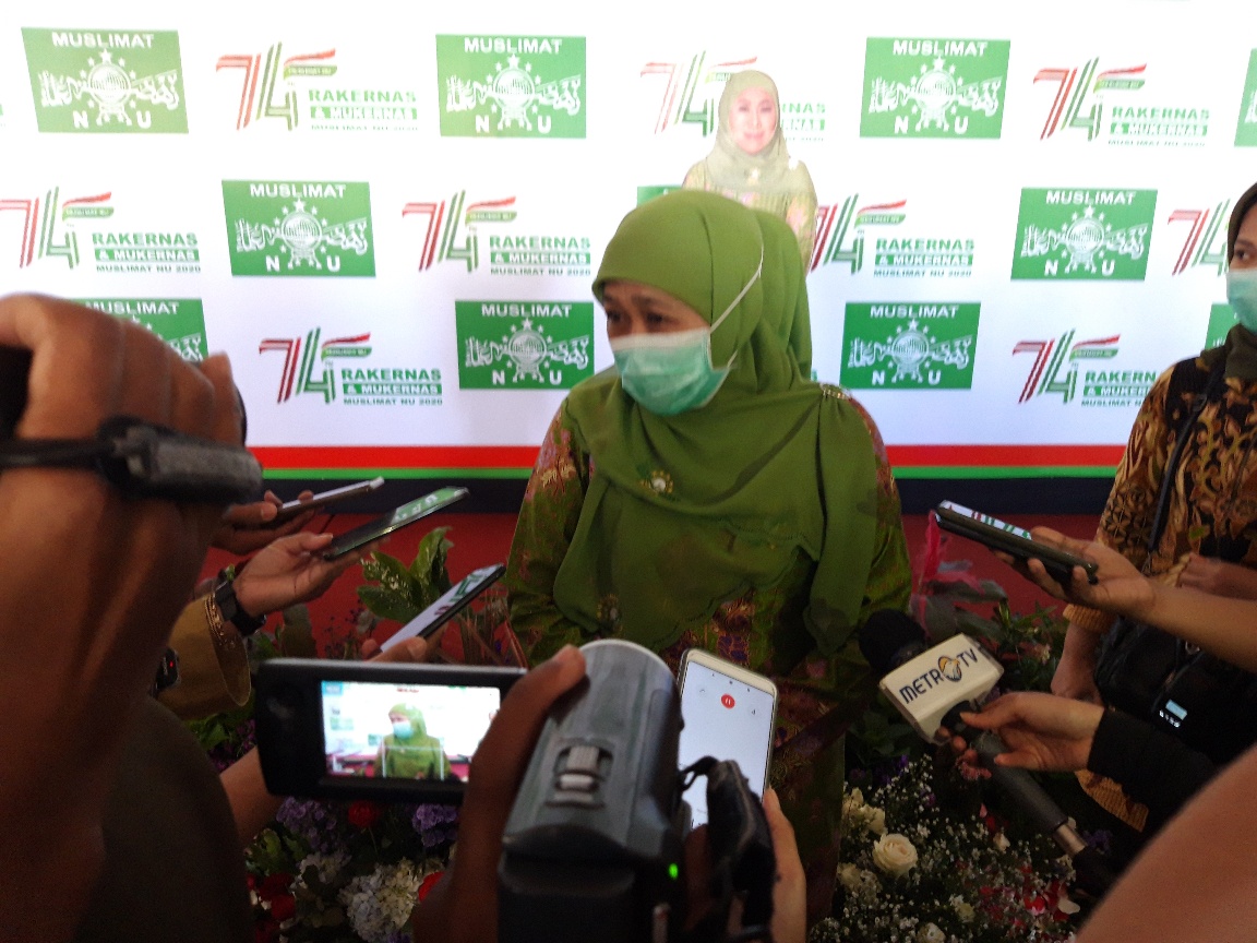 Gubernur Jawa Timur Khofifah Indar Parawansa.