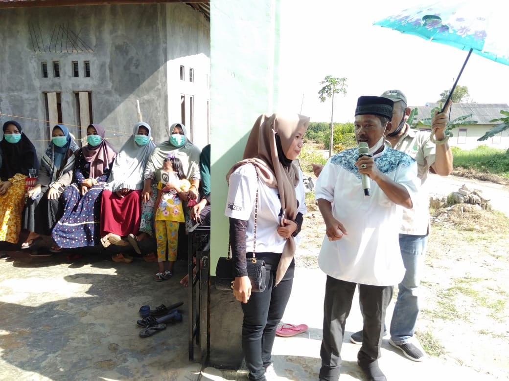Suasana kampanye paslon ZR di Kusan Hilir Tanah Bumbu Kalsel