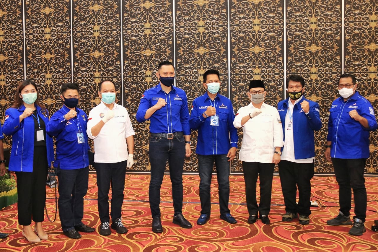 Ketua Umum Demokrat AHY intruksikan kadernya mulai gaspol menangkan Ben-Ujang di Pilkada Kalteng.