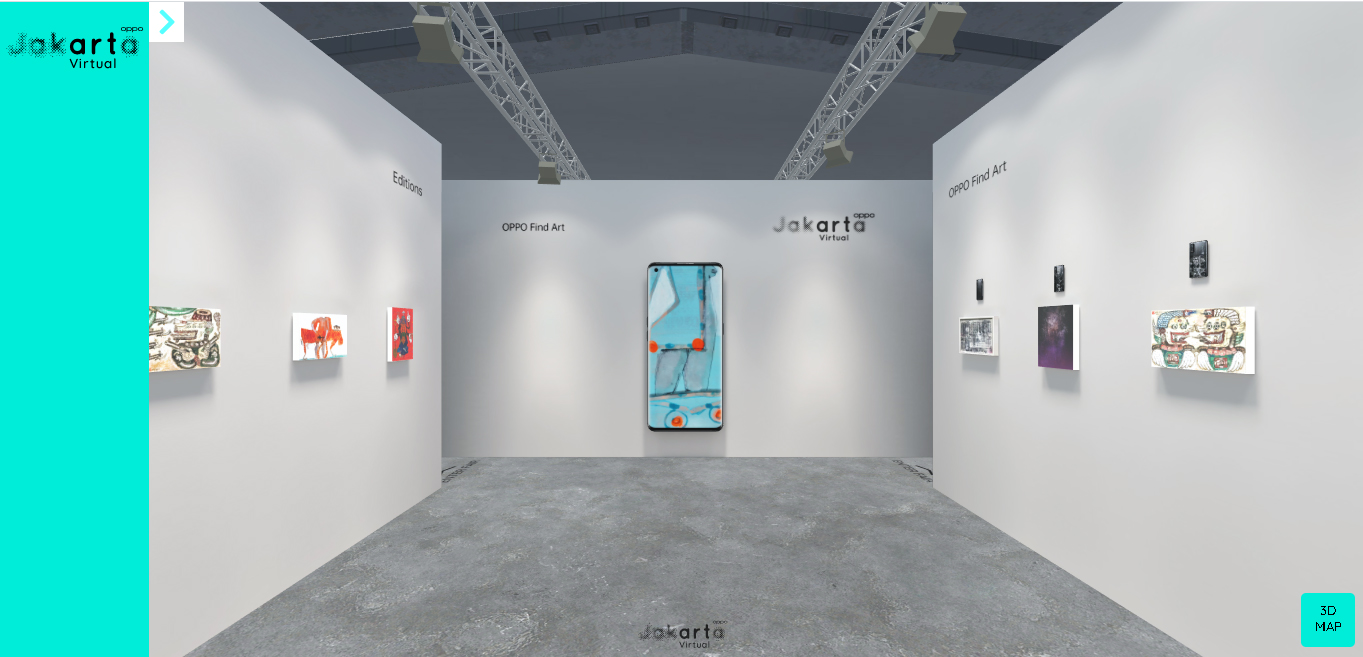 Oppo Art Jakarta Virtual 2020 akan berlangsung selama dua bulan, dari 19 Oktober hingga 15 Desember 2020.