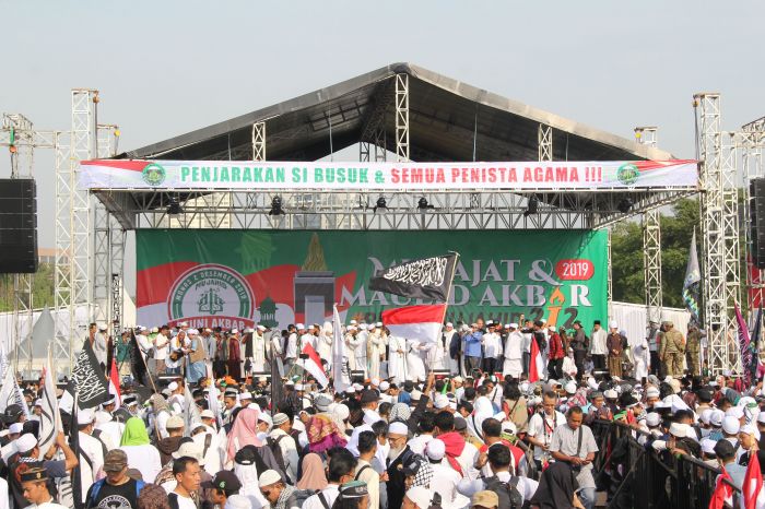 Ilustrasi Reuni PA 212 pada 2019.  