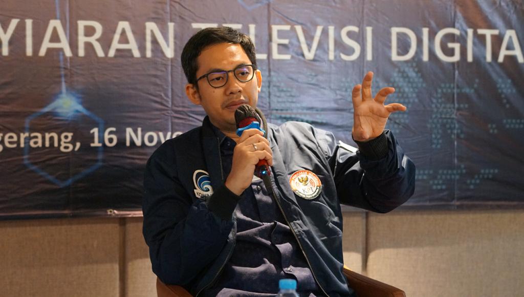 Komisioner Komisi Penyiaran Indonesia (KPI) Pusat Bidang Pengelolaan Struktur dan Sistem Penyiaran Aswar Hasan. 